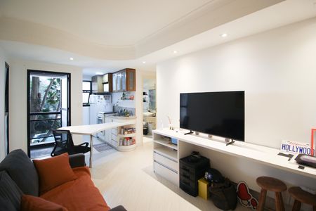 Sala de apartamento à venda com 1 quarto, 35m² em Vila Nova Conceição, São Paulo