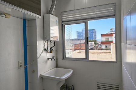 Área de Serviço de apartamento para alugar com 2 quartos, 50m² em Boqueirão, Praia Grande