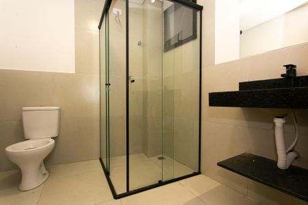 Apartamento para alugar com 40m², 1 quarto e sem vaga Apartamento para alugar com 40m², 1 quarto e sem vagaBanheiro da Suíte