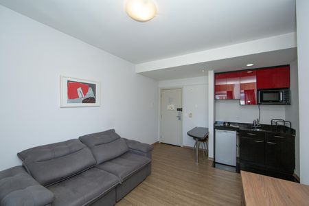SALA de apartamento para alugar com 1 quarto, 38m² em Barro Preto, Belo Horizonte