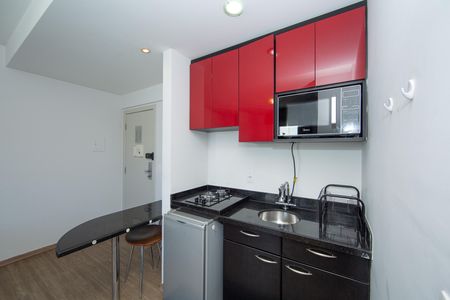 COZINHA de apartamento para alugar com 1 quarto, 38m² em Barro Preto, Belo Horizonte