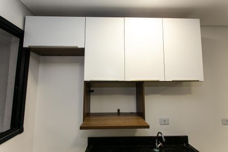 Studio para alugar com 26m², 1 quarto e sem vaga Studio para alugar com 26m², 1 quarto e sem vagaCozinha - Armários