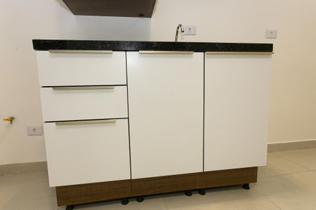 Studio para alugar com 26m², 1 quarto e sem vaga Studio para alugar com 26m², 1 quarto e sem vagaCozinha - Armários
