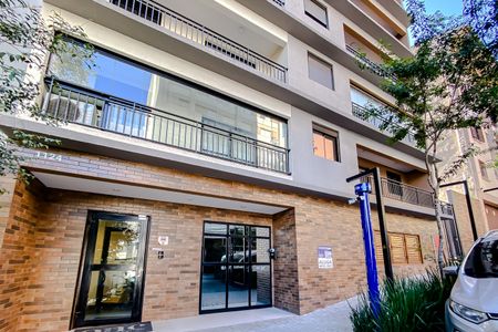 Apartamento para alugar com 30m², 1 quarto e sem vagaFachada - Plaquinha