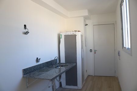 Cozinha de kitnet/studio à venda com 1 quarto, 25m² em Barra Funda, São Paulo
