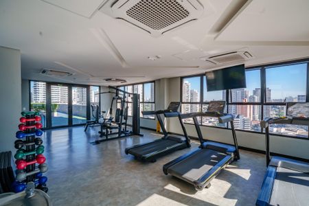 Studio para alugar com 34m², 1 quarto e 1 vaga Studio para alugar com 34m², 1 quarto e 1 vagaÁrea comum - Academia