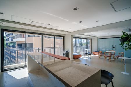 Studio para alugar com 34m², 1 quarto e 1 vaga Studio para alugar com 34m², 1 quarto e 1 vagaÁrea comum - Bar