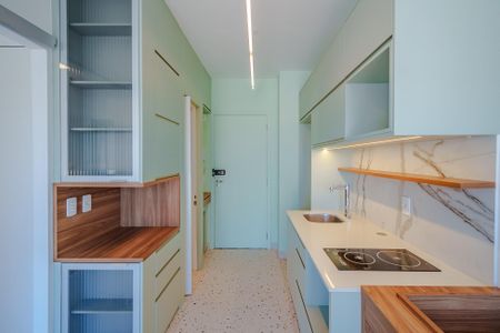 Cozinha de kitnet/studio para alugar com 1 quarto, 34m² em Butantã, São Paulo