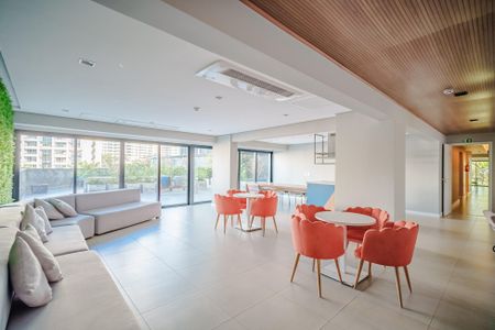 Studio para alugar com 34m², 1 quarto e 1 vaga Studio para alugar com 34m², 1 quarto e 1 vagaÁrea comum - Salão de festas