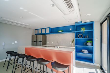 Área comum - Bar de kitnet/studio para alugar com 1 quarto, 34m² em Butantã, São Paulo