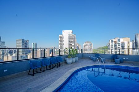 Studio para alugar com 34m², 1 quarto e 1 vaga Studio para alugar com 34m², 1 quarto e 1 vagaÁrea comum - Piscina