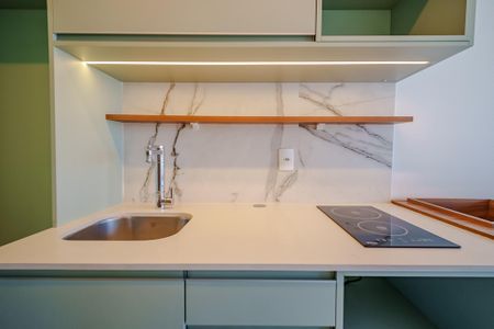 Studio para alugar com 34m², 1 quarto e 1 vaga Studio para alugar com 34m², 1 quarto e 1 vagaCozinha