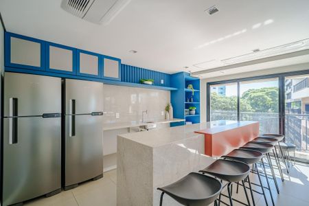 Studio para alugar com 34m², 1 quarto e 1 vaga Studio para alugar com 34m², 1 quarto e 1 vagaÁrea comum - Bar