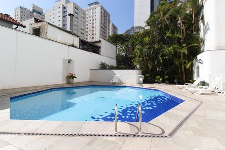 Área comum - Piscina de apartamento para alugar com 2 quartos, 73m² em Indianópolis, São Paulo