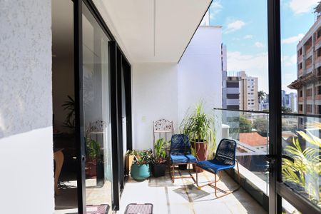 Varanda da Sala de apartamento à venda com 2 quartos, 200m² em Anchieta, Belo Horizonte