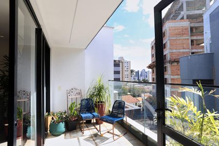 Varanda da Sala de apartamento à venda com 2 quartos, 200m² em Anchieta, Belo Horizonte