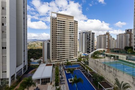 Vista da Sala de apartamento para alugar com 2 quartos, 64m² em Vila da Serra, Nova Lima