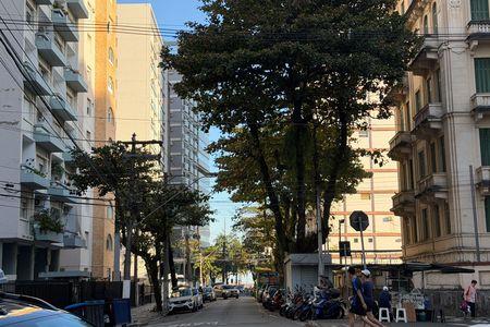 Vista da Rua de apartamento para alugar com 1 quarto, 50m² em Gonzaga, Santos