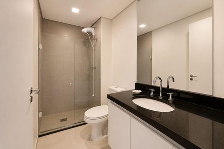 Studio para alugar com 38m², 1 quarto e sem vaga Studio para alugar com 38m², 1 quarto e sem vagaBanheiro