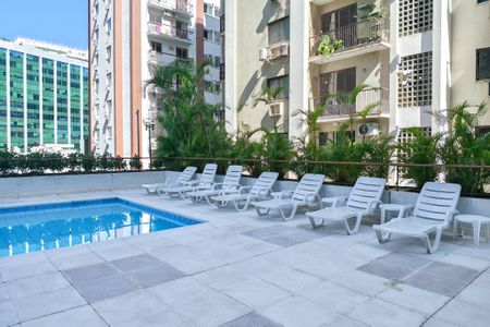 Área comum - Piscina de apartamento à venda com 3 quartos, 174m² em Humaitá, Rio de Janeiro