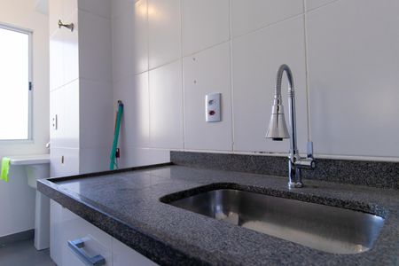 Cozinha - Torneira de apartamento para alugar com 2 quartos, 47m² em Vila Monte Serrat, Cotia