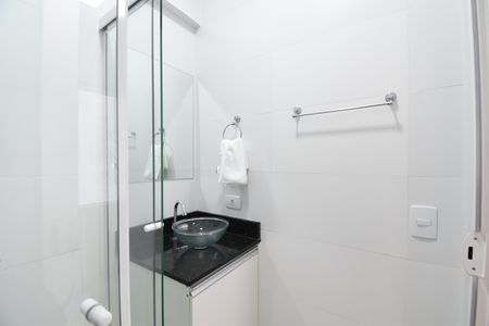 Banheiro do Studio de kitnet/studio para alugar com 1 quarto, 22m² em Centro, Curitiba