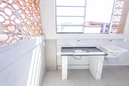 cozinha de casa para alugar com 3 quartos, 58m² em Candelária, Belo Horizonte