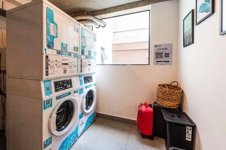 Apartamento para alugar com 38m², 1 quarto e 1 vaga Apartamento para alugar com 38m², 1 quarto e 1 vagaÁrea Comum - Lavanderia