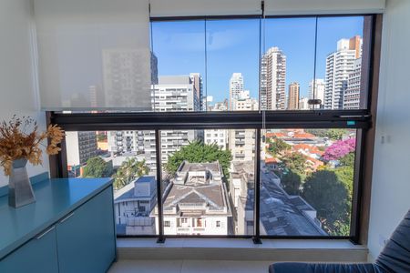 Apartamento para alugar com 38m², 1 quarto e 1 vaga Apartamento para alugar com 38m², 1 quarto e 1 vagaVista da Janela da Sala
