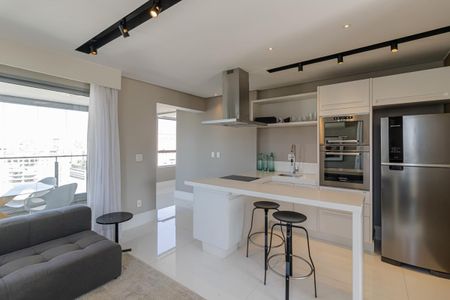 Sala de apartamento para alugar com 1 quarto, 98m² em Vila Nova Conceição, São Paulo