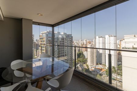Sacada de apartamento para alugar com 1 quarto, 98m² em Vila Nova Conceição, São Paulo