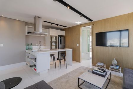 Sala de apartamento para alugar com 1 quarto, 98m² em Vila Nova Conceição, São Paulo