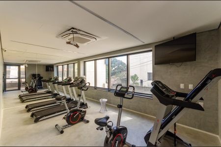 Área comum - Academia de kitnet/studio para alugar com 1 quarto, 26m² em Vila Primavera, São Paulo