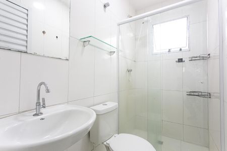 Banheiro de kitnet/studio para alugar com 1 quarto, 20m² em Tatuapé, São Paulo