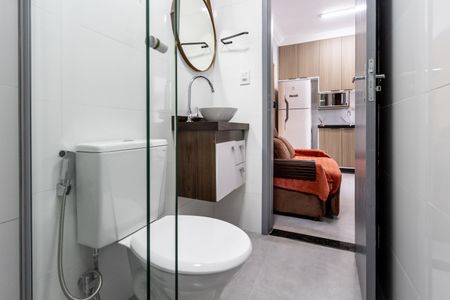 Apartamento para alugar com 31m², 2 quartos e sem vaga Apartamento para alugar com 31m², 2 quartos e sem vagaBanheiro