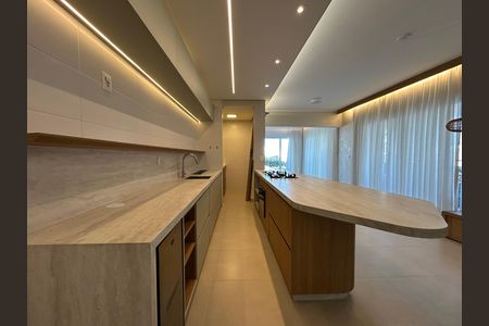Cozinha de apartamento para alugar com 3 quartos, 169m² em Campeche, Florianópolis