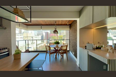 Varanda de apartamento para alugar com 1 quarto, 70m² em Pinheiros, São Paulo