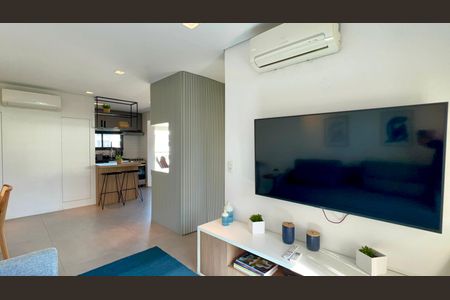 Sala de apartamento à venda com 1 quarto, 70m² em Pinheiros, São Paulo