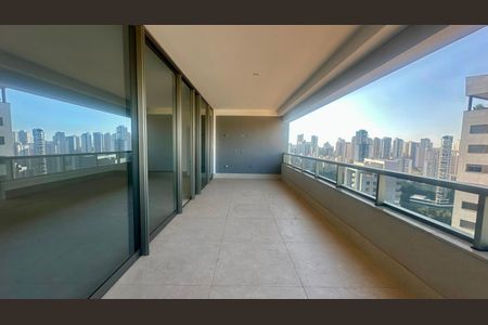 Varanda  de apartamento à venda com 4 quartos, 208m² em Vila das Flores, Nova Lima