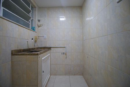 Cozinha de apartamento para alugar com 1 quarto, 41m² em Tijuca, Rio de Janeiro
