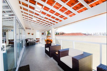 Varanda da Sala de casa de condomínio à venda com 4 quartos, 400m² em Ponte Grande, Guarulhos