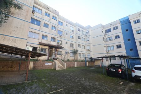 Fachada do bloco de apartamento para alugar com 1 quarto, 45m² em Vila Cachoeirinha, Cachoeirinha
