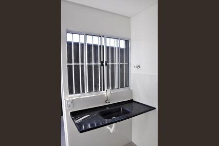 Detalhe - Sala e Cozinha de apartamento à venda com 1 quarto, 25m² em Vila Zat, São Paulo