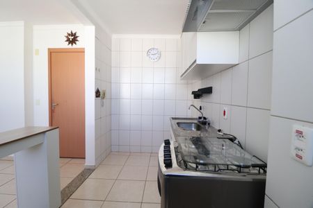 Cozinha de apartamento para alugar com 2 quartos, 45m² em Patrimônio, Uberlândia
