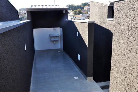 Apartamento para alugar com 27m², 1 quarto e sem vagaDetalhe - Quintal e Área de Serviço
