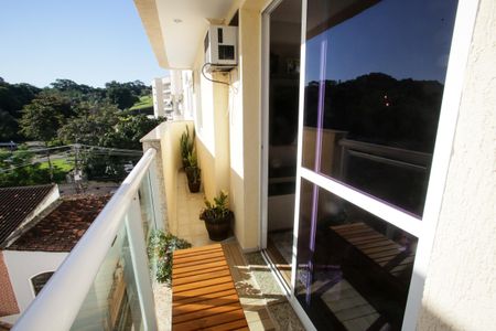 Varanda da Sala de apartamento à venda com 2 quartos, 60m² em Pechincha, Rio de Janeiro