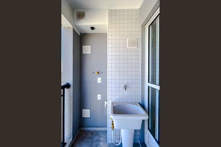 Varanda da Sala de apartamento à venda com 2 quartos, 42m² em Lapa de Baixo, São Paulo