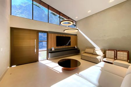 Sala de casa de condomínio para alugar com 4 quartos, 500m² em Arvoredo, Nova Lima