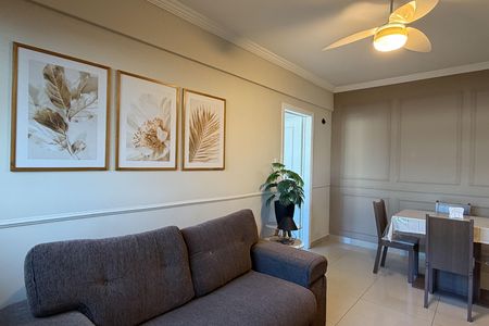 Sala de apartamento para alugar com 1 quarto, 58m² em Aparecida, Santos