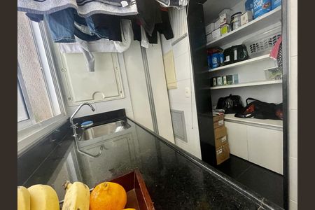 Cozinha de apartamento à venda com 3 quartos, 92m² em Vila da Serra, Nova Lima